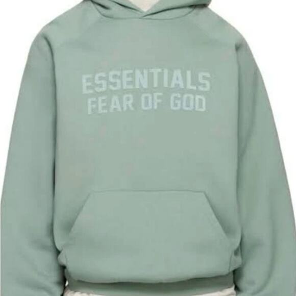 Fear of God Essentials Sage Hoodie - Mens M - Picture 1 of 6